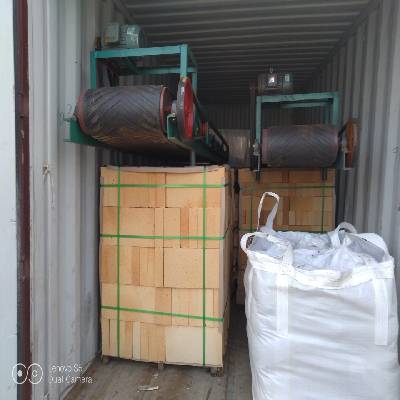 Activated carbon kiln project loading for customers.