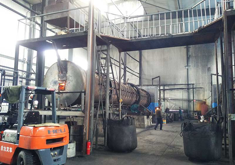 Activated Charcoal Rotary Kiln Project
