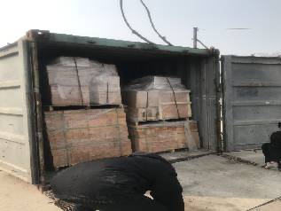 ​Activated carbon kiln project loading for customers.